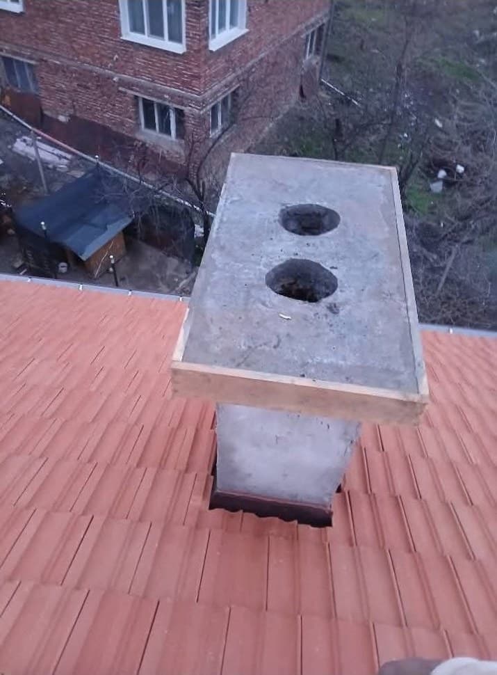 Обшивка и тенекеджийство около комин